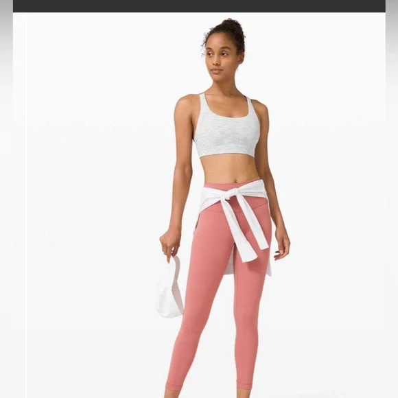 Women's Gray and Pink Lululemon Energy Bra size 8 - Picture 3 of 8